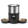 4.5L Smart Pet Feeder WiFi/Button Stainless Steel Bowls