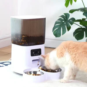 5L Smart Pet Feeder with Camera, Voice & Double Bowls