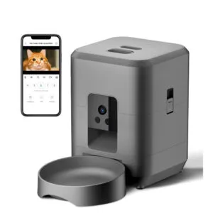 Smart WiFi Pet Feeder with Camera 2L Automatic Cat Dog