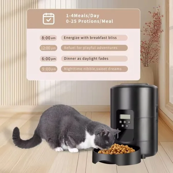 4 2L Smart Automatic Pet Feeder with App Control