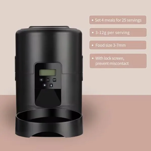 5 2L Smart Automatic Pet Feeder with App Control