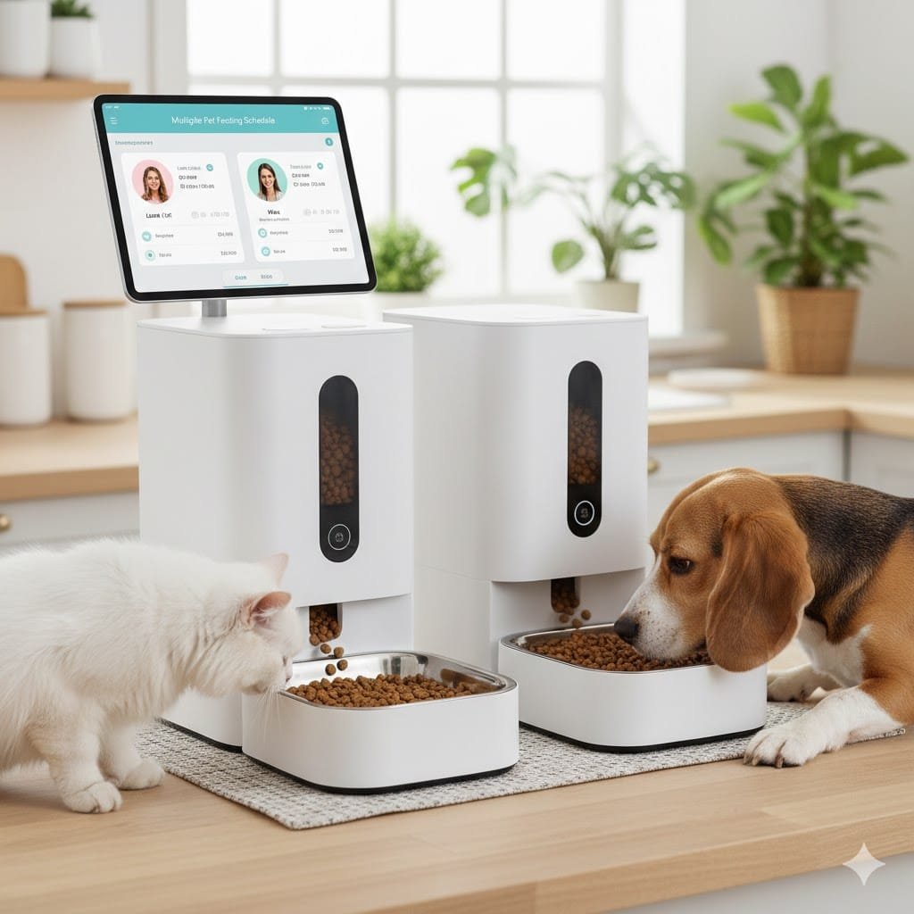 Multiple Pet Feeders