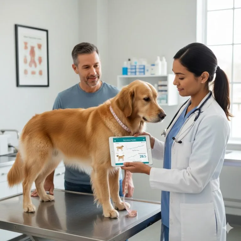 Professional advice on how to prevent dog obesity through health checks