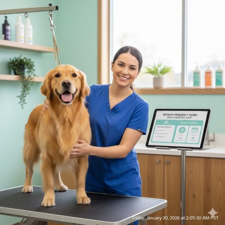 A professional guide on how often should you bathe your dog for a healthy coat