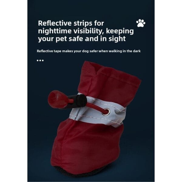 soft fleece-lined dog boots showing warm interior 5 soft fleece-lined dog boots showing warm interior