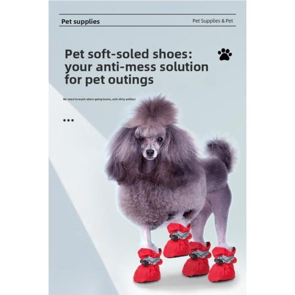 soft fleece-lined dog boots showing warm interior soft fleece-lined dog boots showing warm interior 4