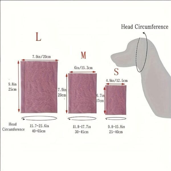 dog ear muffs calming fleece snood on large dog dog ear muffs calming fleece snood on large dog 6