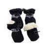 soft fleece-lined dog boots showing warm interior 14