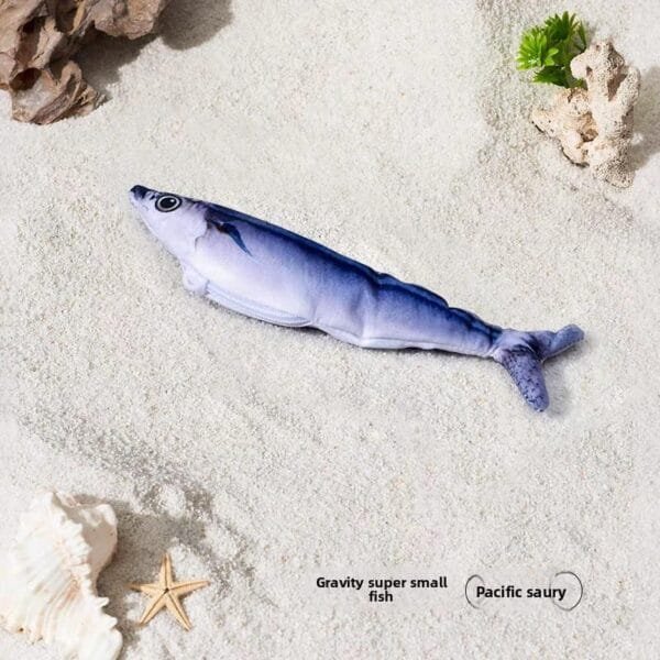 Saury pacific saury fish cat toys for indoor cats