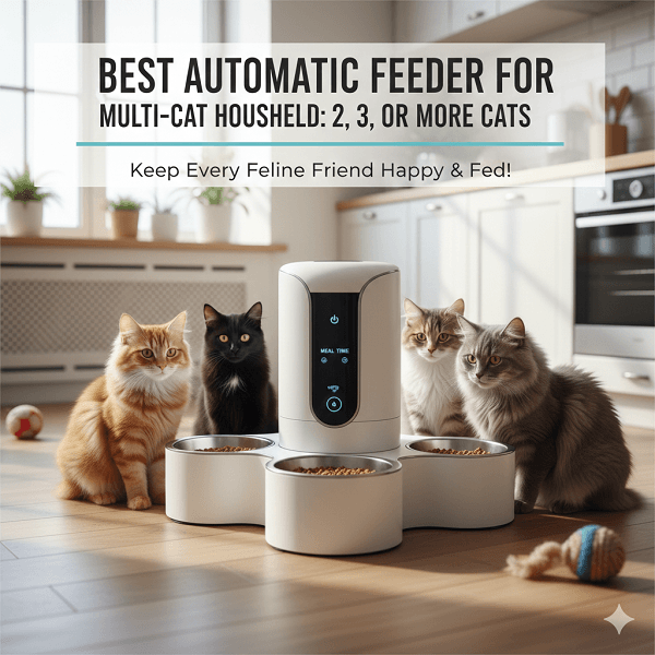 best automatic feeder for multi cat household