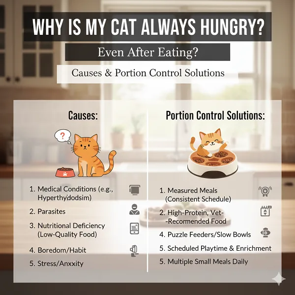 Why Is My Cat Always Hungry Even After Eating