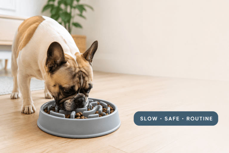 small breed automatic dog feeder cover image with portion routine control badge