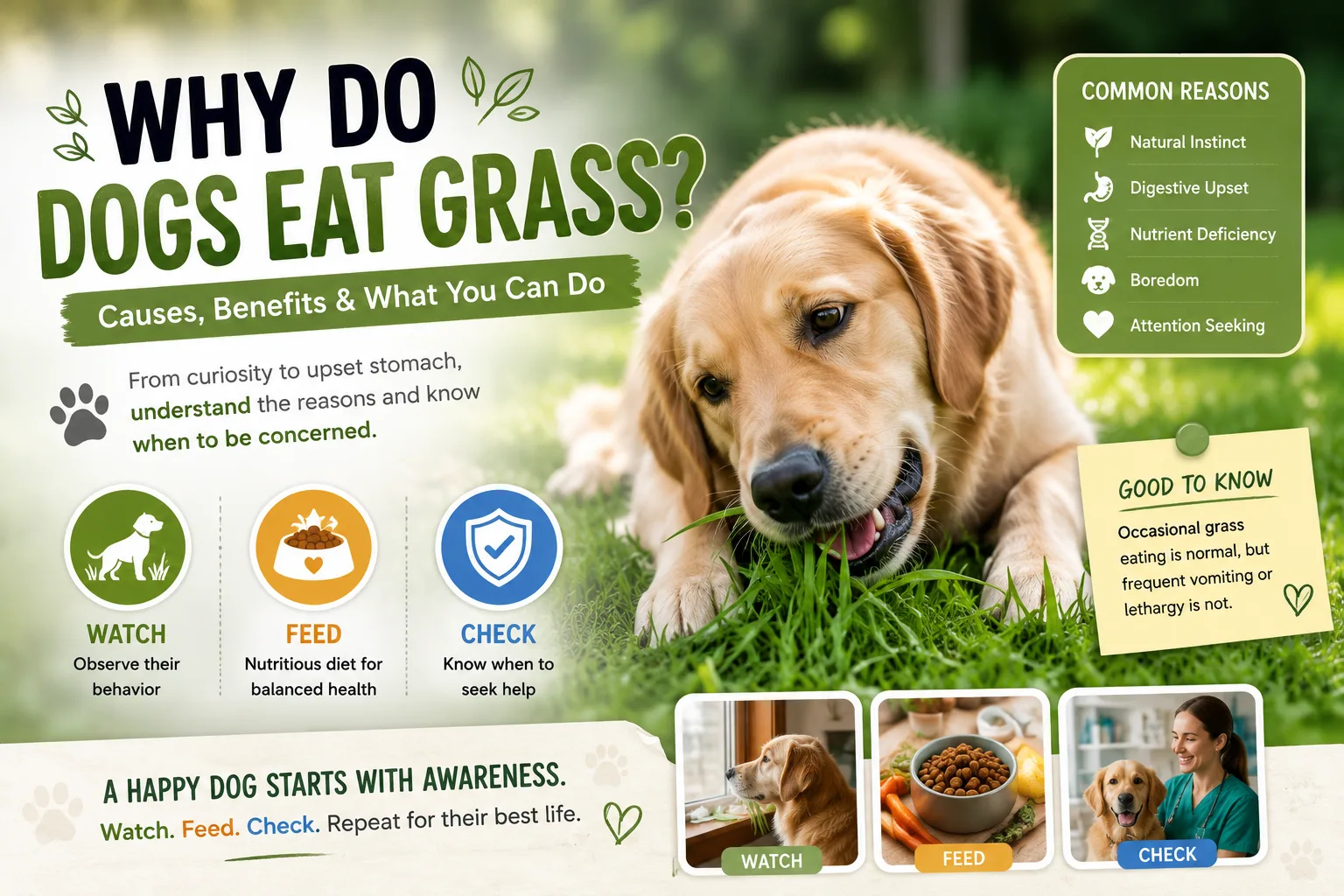why do dogs eat grass cover image with watch feed check badge