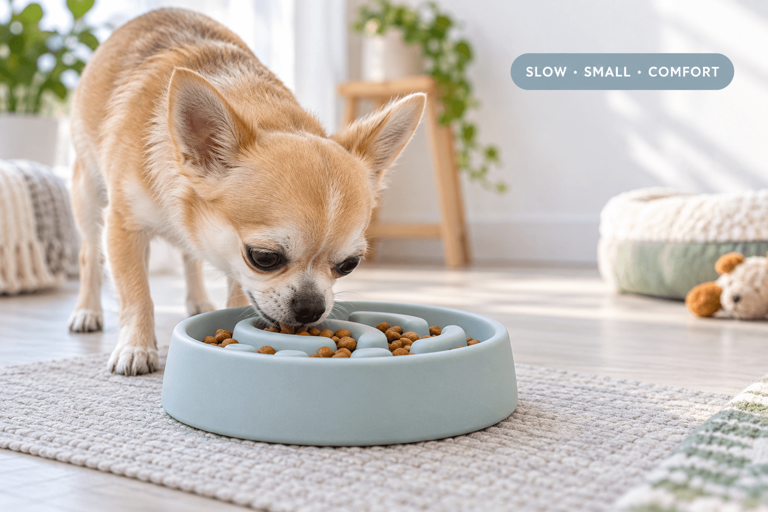 chihuahua slow feeder bowl